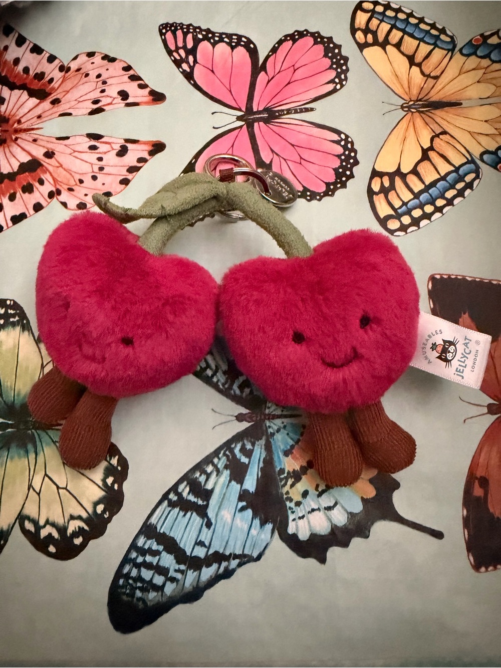 Jellycat Cherries Bag Charm